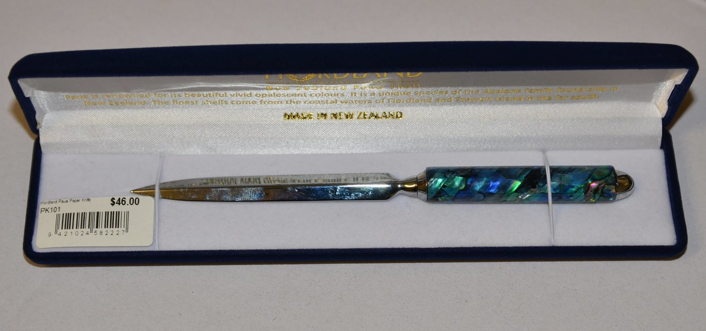 Paper Knife from Pacific Jewel - Southern Paua New Zealand