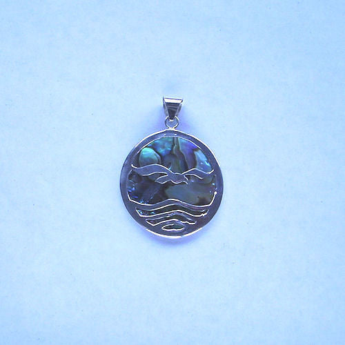 Paua 'Albatross" Pendant from Pacific Jewel - Southern Paua New Zealand