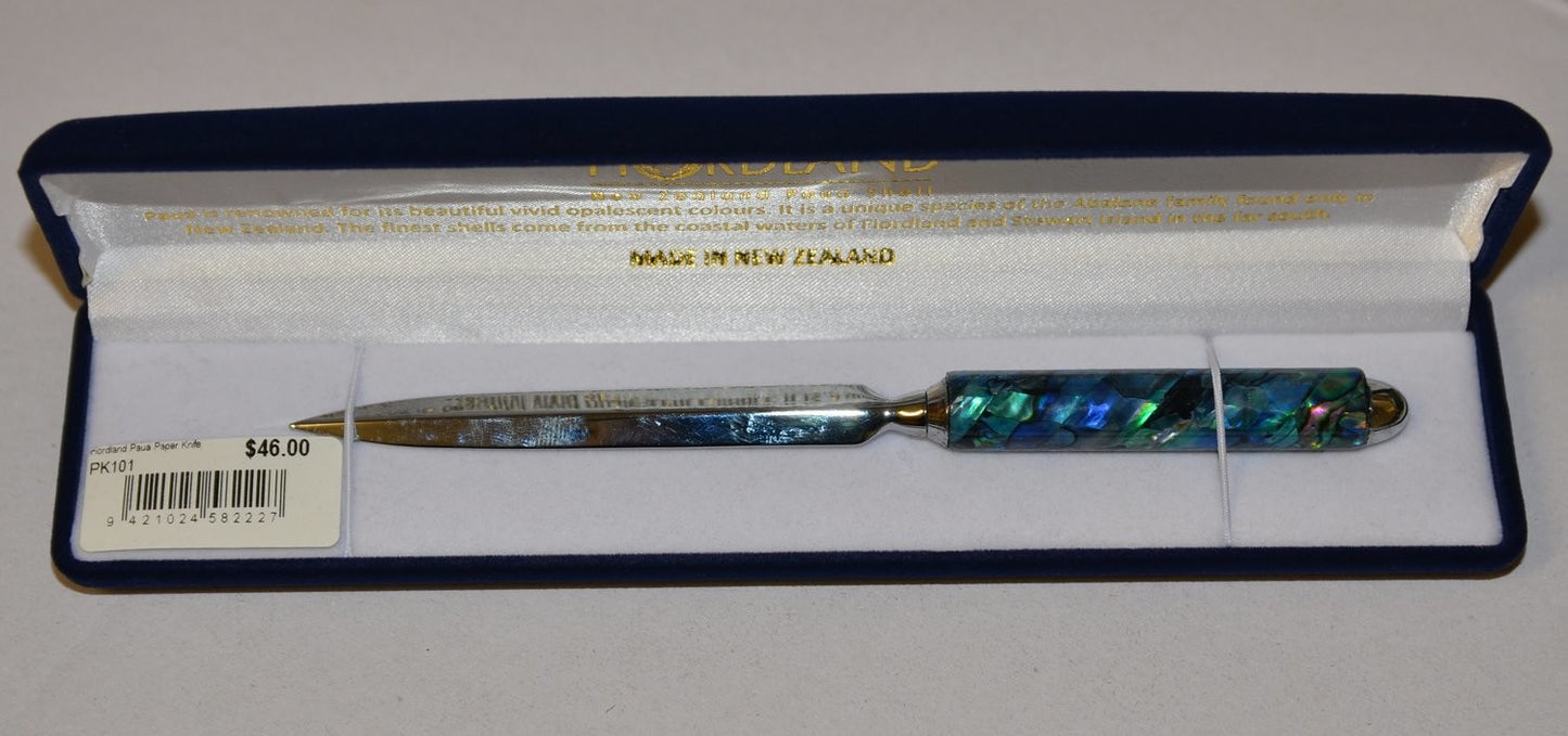 Paper Knife from Pacific Jewel - Southern Paua New Zealand