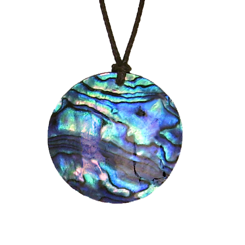 Large Paua Sphere Pendant from Pacific Jewel - Southern Paua New Zealand