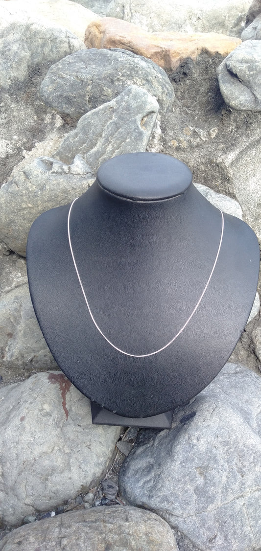 Sterling Silver Chain 40cm from Pacific Jewel - Southern Paua New Zealand