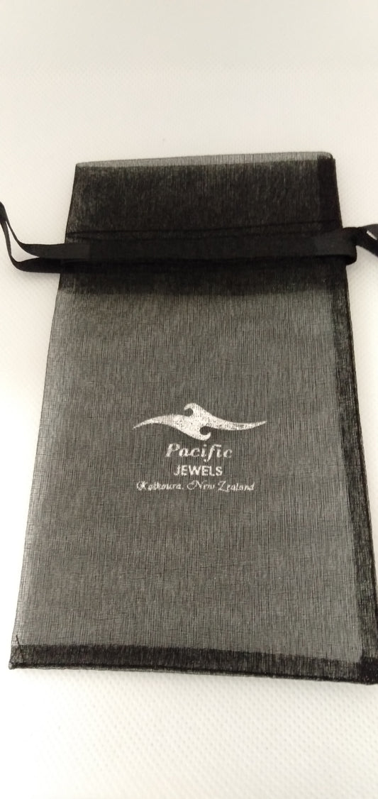 Large Organza Jewellery Pouch from Pacific Jewel - Southern Paua New Zealand